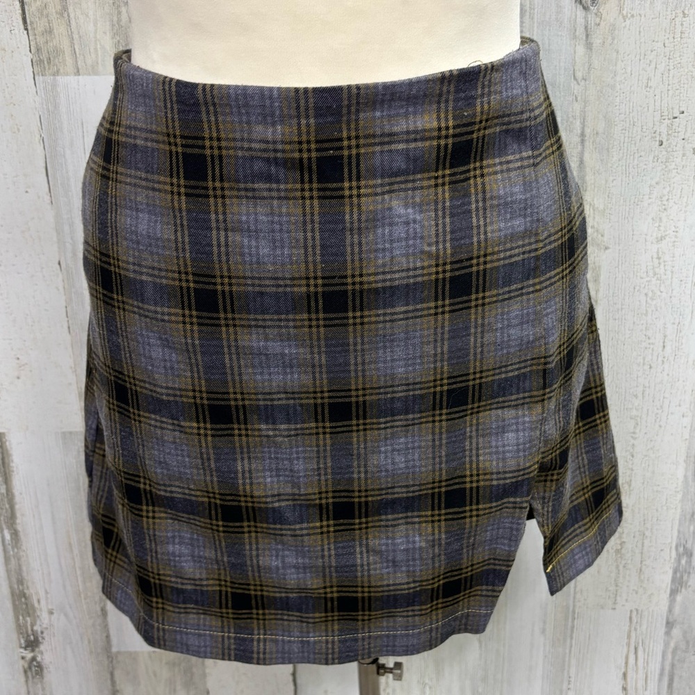 Urban Outfitters Checkered Plaid Mini Skirt